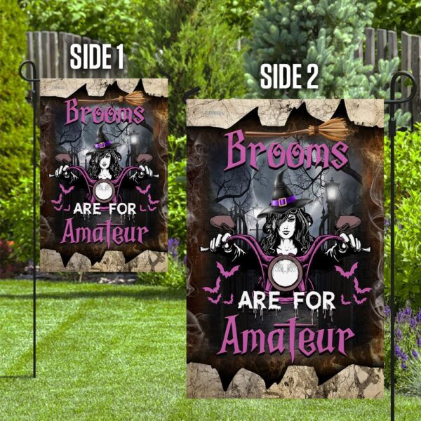 Witchy Motorcycle Flag: Brooms Are For Amateurs (DDH1999F) - Image 10