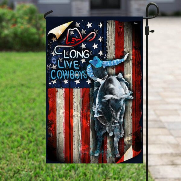 Bull Riding Flag PSL144F: Authentic Rodeo Decor