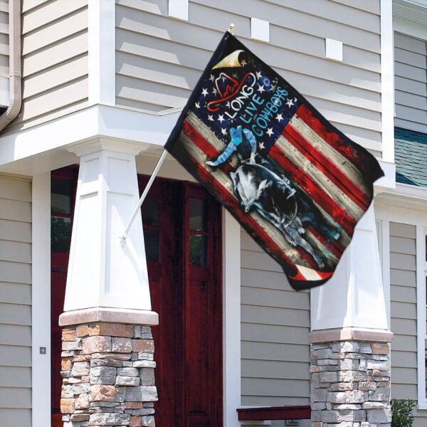 Bull Riding Flag PSL144F: Authentic Rodeo Decor - Image 9