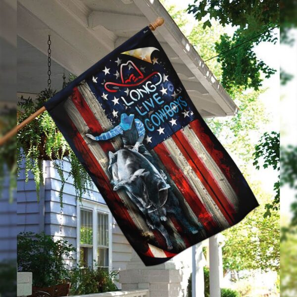 Bull Riding Flag PSL144F: Authentic Rodeo Decor - Image 8