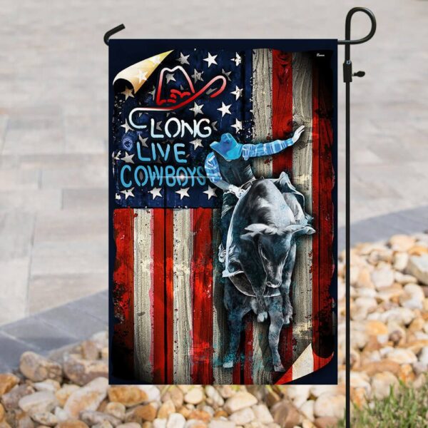 Bull Riding Flag PSL144F: Authentic Rodeo Decor - Image 3