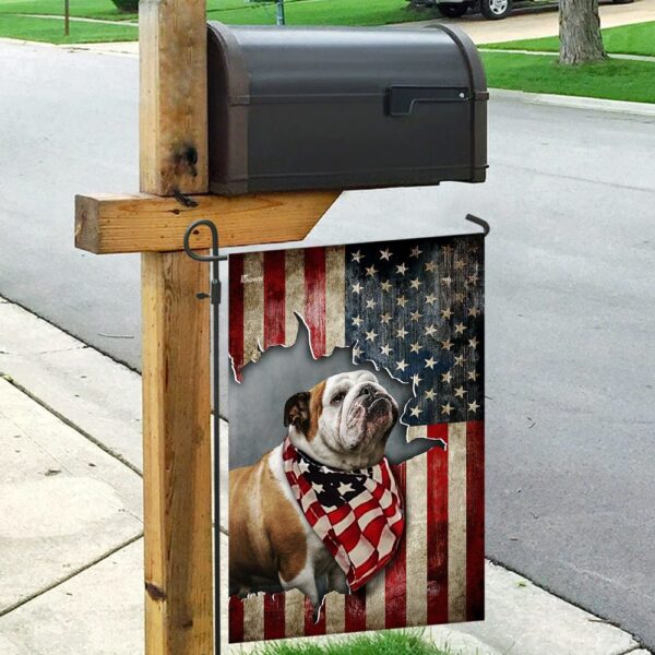 Bulldog 4th of July Flag: Patriotic Decor THN2196F - Image 9