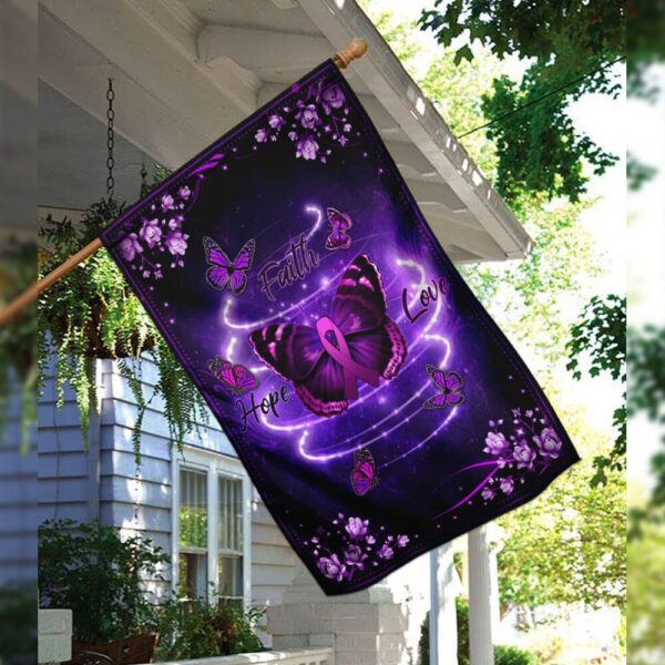 Butterfly Faith Hope Love Flag: THB1926F - Image 3
