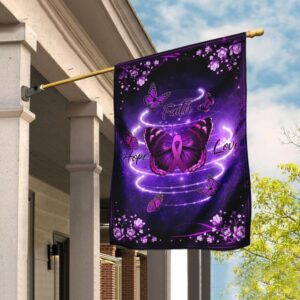 Butterfly Faith Hope Love Flag: THB1926F