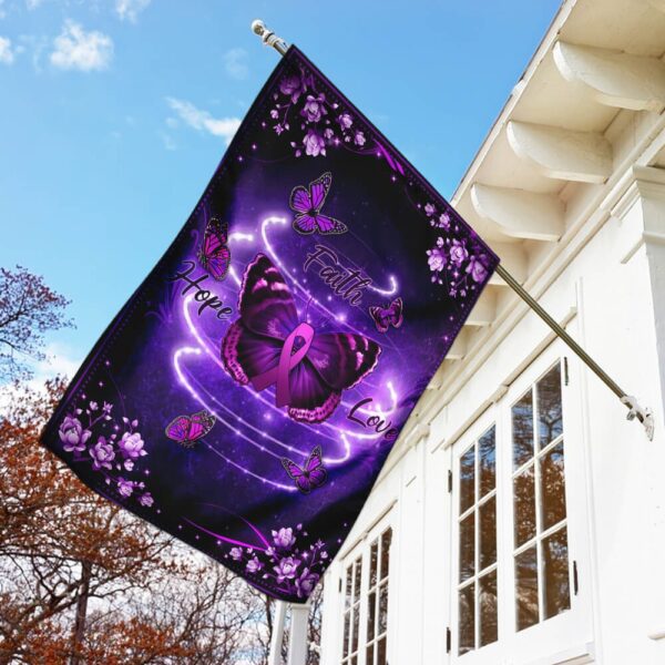 Butterfly Faith Hope Love Flag: THB1926F - Image 2