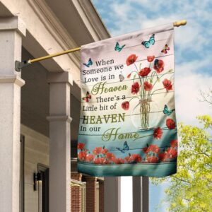 Butterfly Heaven Home Flag: Inspirational Garden Decor