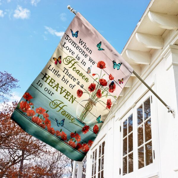 Butterfly Heaven Home Flag: Inspirational Garden Decor - Image 2
