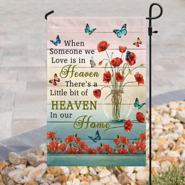 Butterfly Heaven Home Flag: Inspirational Garden Decor - Image 8