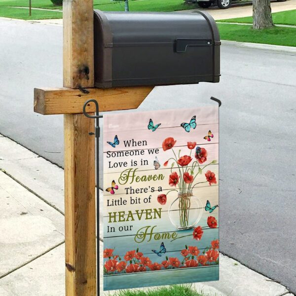 Butterfly Heaven Home Flag: Inspirational Garden Decor - Image 9