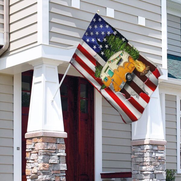 American Flag Camping Camper THB2381F: Patriotic Outdoor Adventure - Image 4