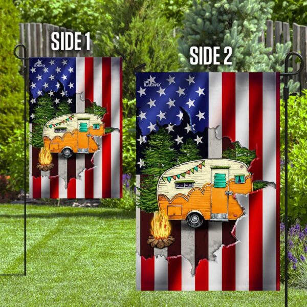 American Flag Camping Camper THB2381F: Patriotic Outdoor Adventure - Image 10