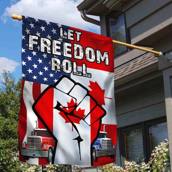Canada Freedom Convoy Flag: Let Freedom Roll (DBD3299F) - Image 2