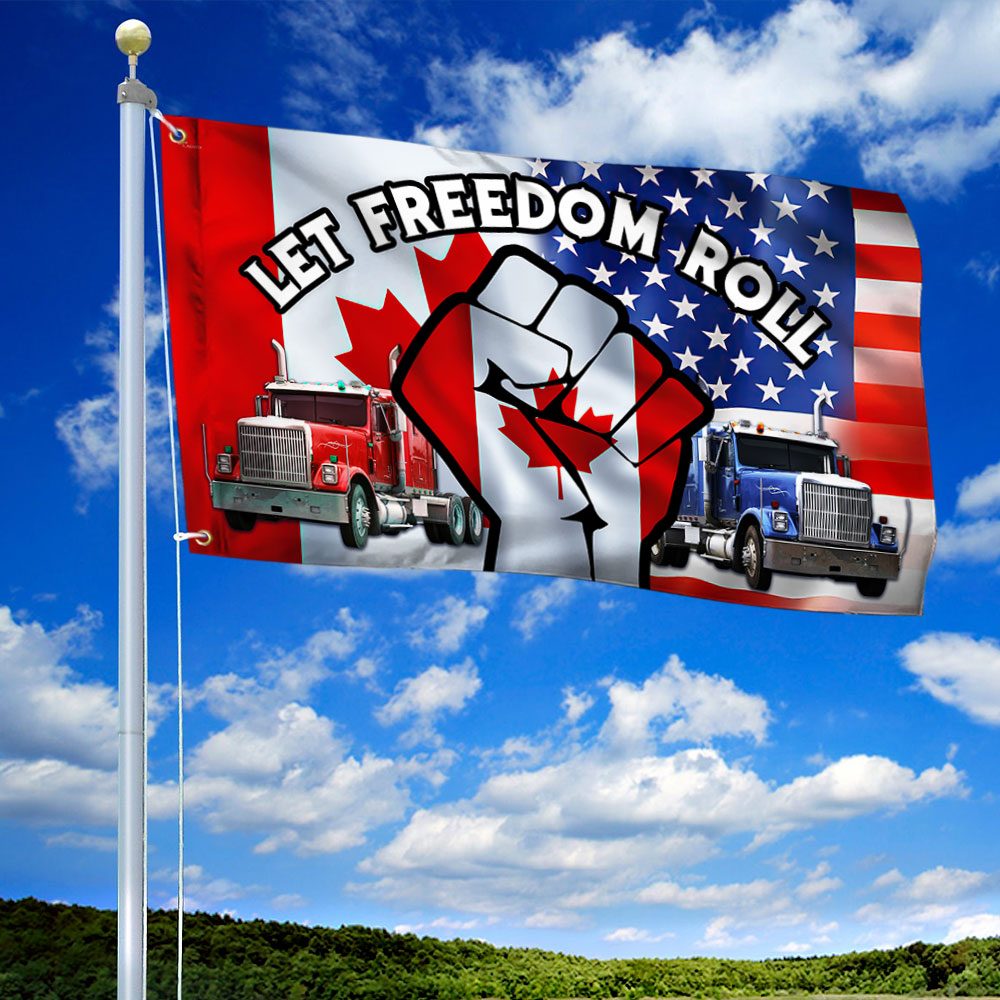 Canada Freedom Convoy Flag: Let Freedom Roll (DBD3299GF) - Image 2