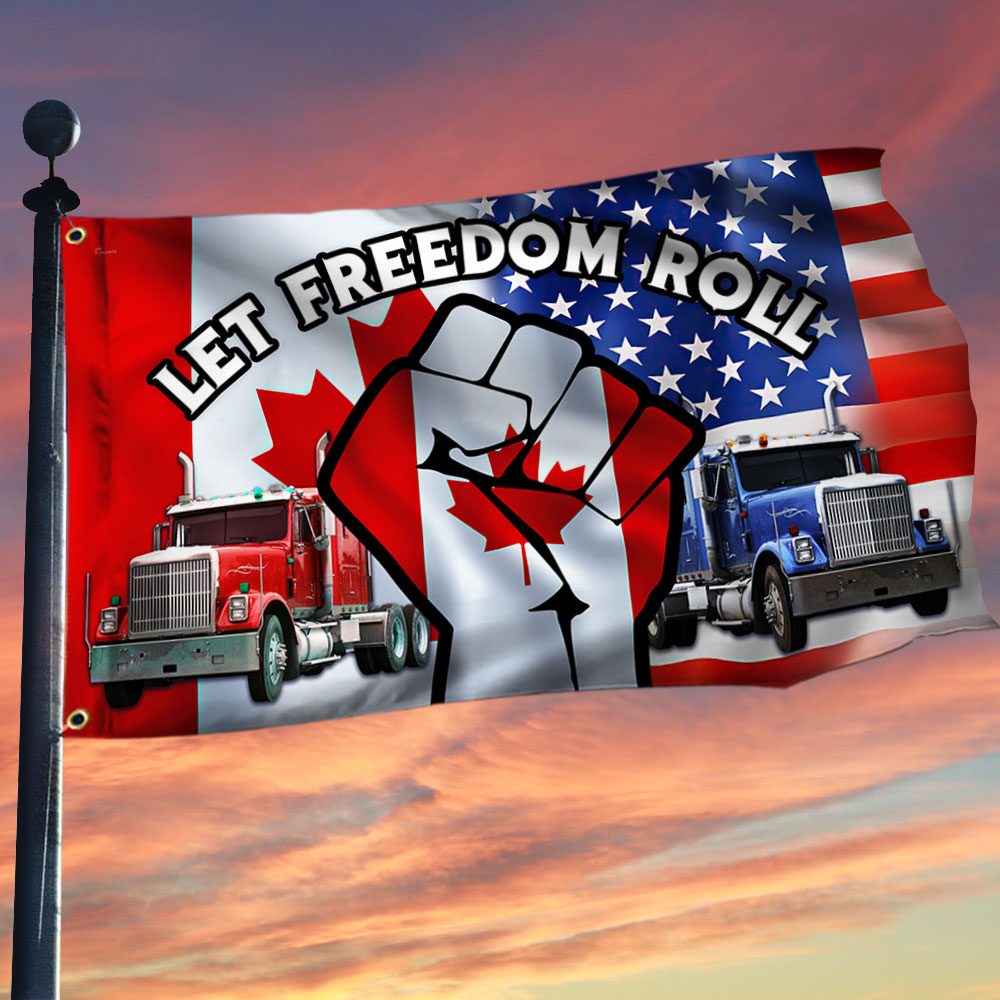 Canada Freedom Convoy Flag: Let Freedom Roll (DBD3299GF)