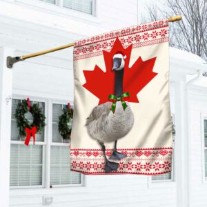 Canada Goose Christmas Flag: TQN740F - Limited Edition Holiday Decor
