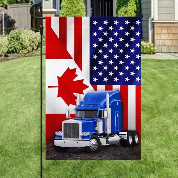 Canada Trucker Flag: Freedom Convoy 2022 - Canadian & American Flags - Image 5