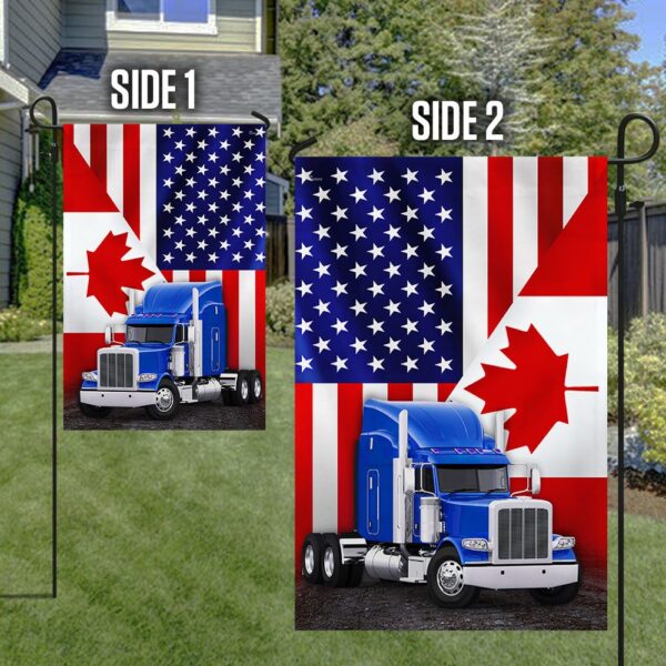 Canada Trucker Flag: Freedom Convoy 2022 - Canadian & American Flags - Image 6