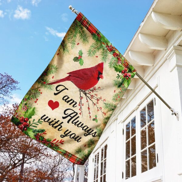 Cardinal. I Am Always With You Flag THN1998F - Image 2