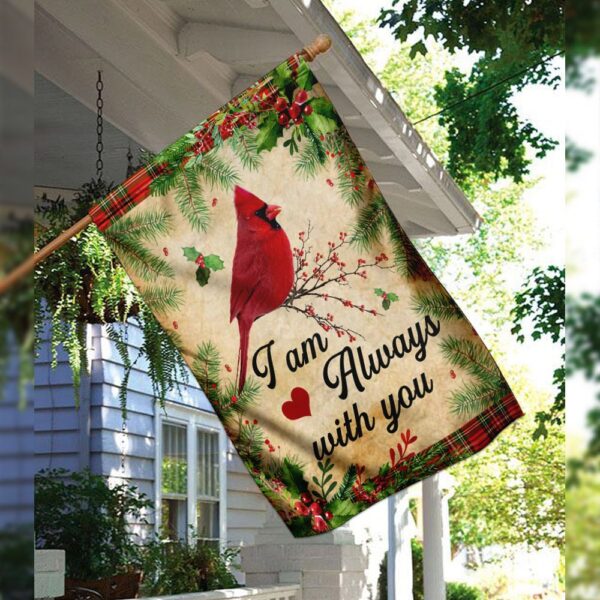 Cardinal. I Am Always With You Flag THN1998F - Image 3