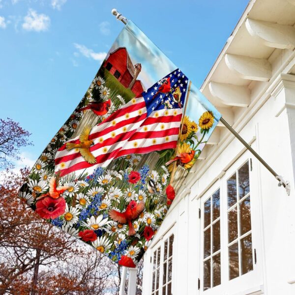 Cardinal Farm Living Flag PSL147F: Rustic Farmhouse Decor - Image 7