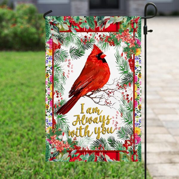 Cardinal "Always With You" Flag: PSL114F - Patriotic Home Decor