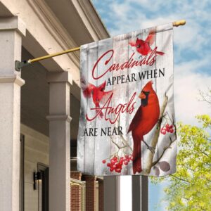Angel Cardinals Garden Flag: THH2358F