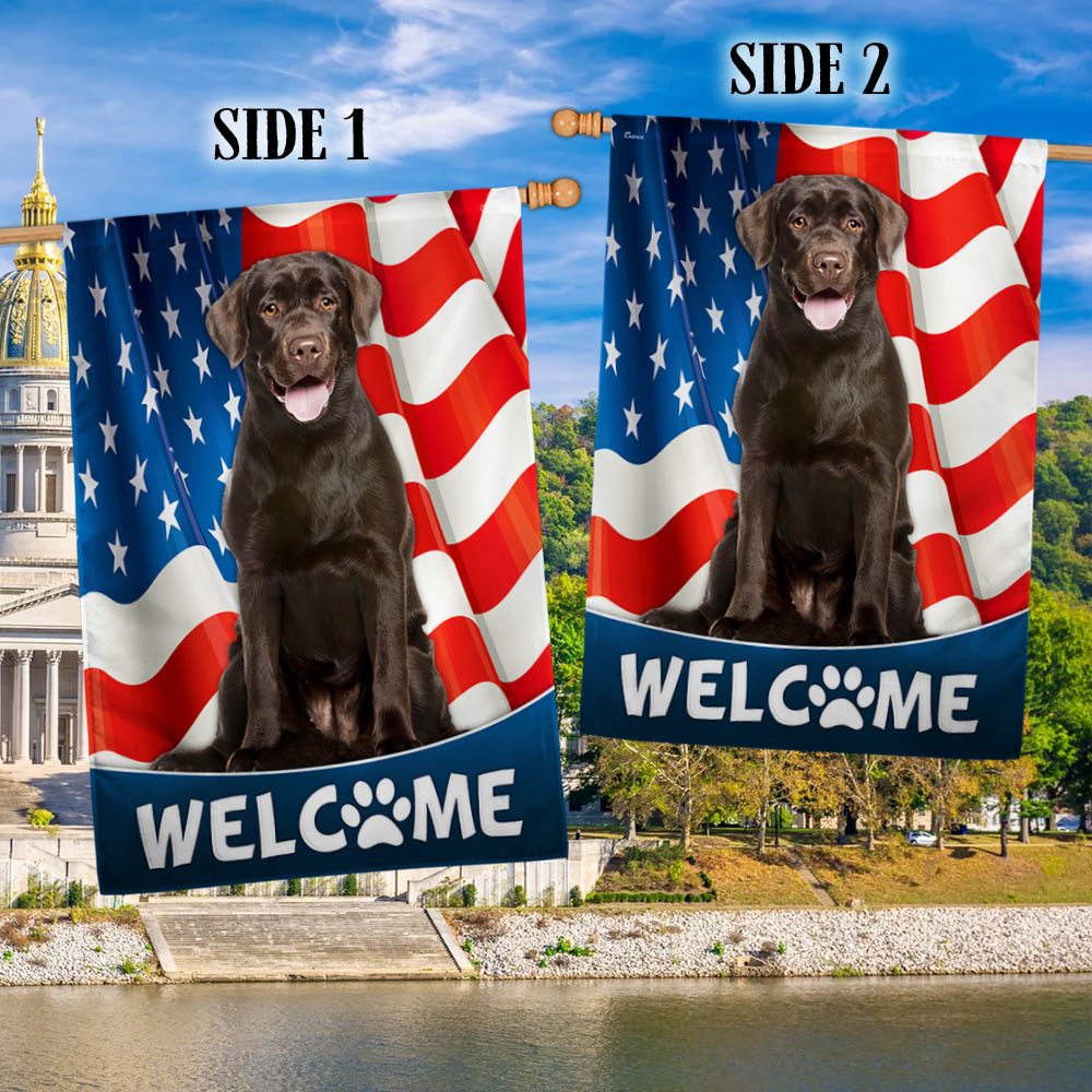 Patriotic Chocolate Lab 4th of July T-Shirt - Image 2