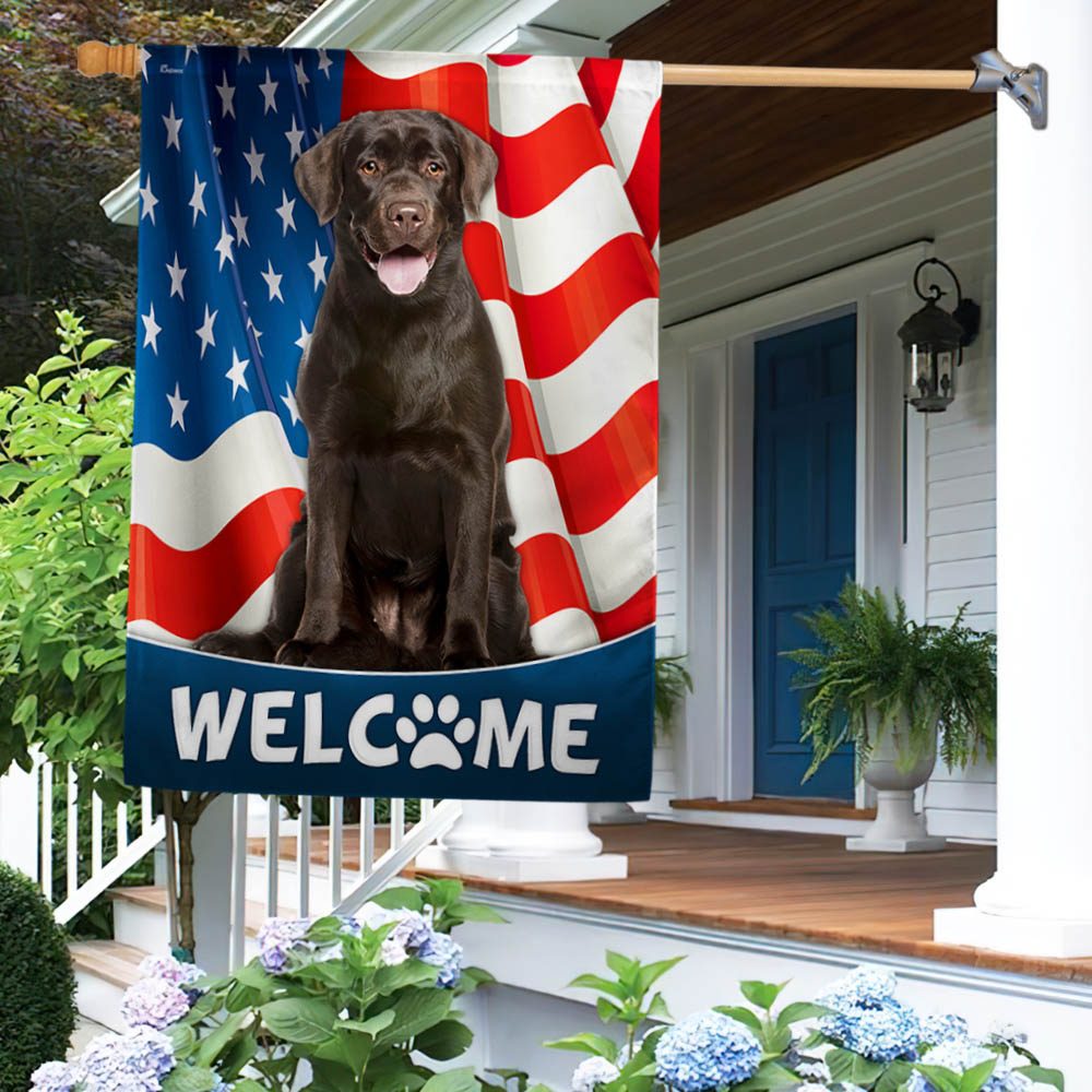 Patriotic Chocolate Lab 4th of July T-Shirt