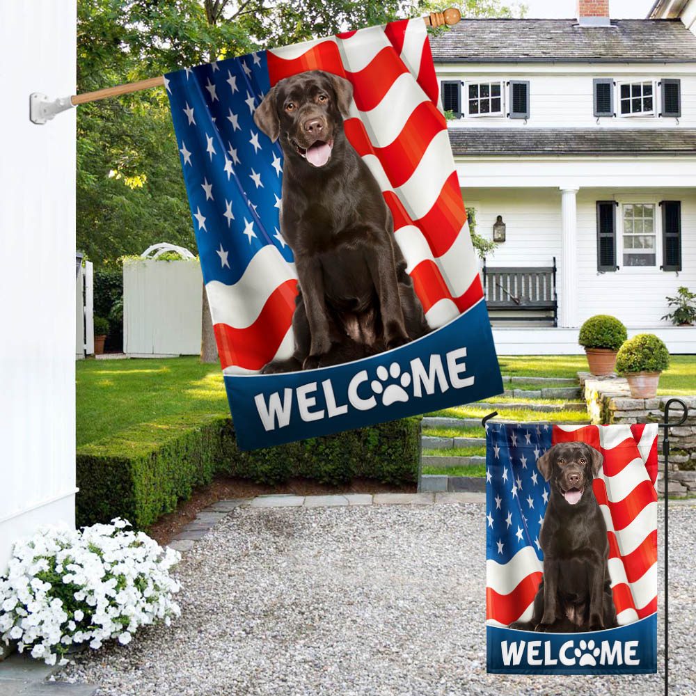 Patriotic Chocolate Lab 4th of July T-Shirt - Image 4