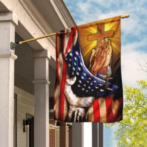 Christian Jesus American Flag THN2134F