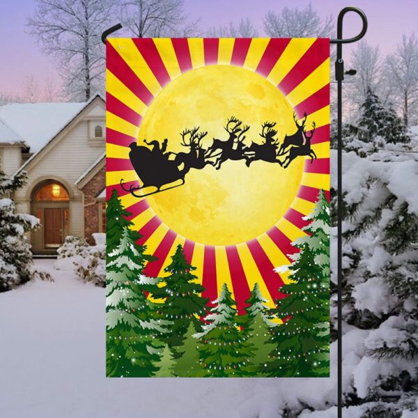Arizona Christmas Santa & Reindeer Flag (LNT824F) - Image 3