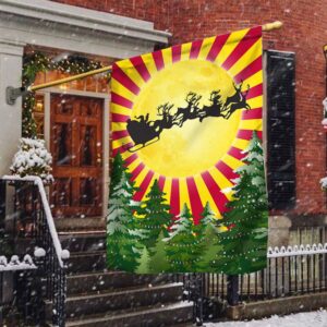 Arizona Christmas Santa & Reindeer Flag (LNT824F)