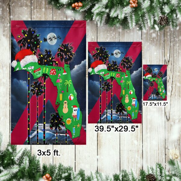 Florida Christmas Palm Tree Flag - LNT805F - Image 7