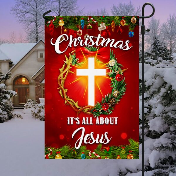 Christmas Garden Flag: Celebrate Jesus This Holiday - Image 4