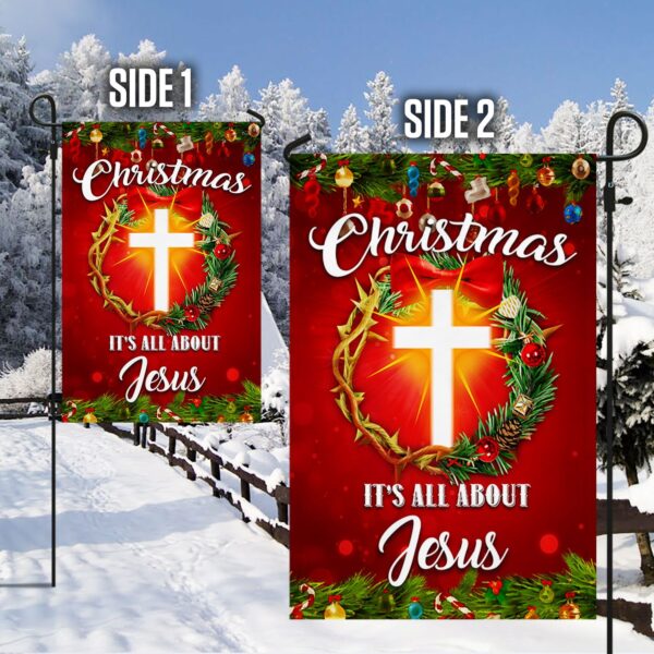 Christmas Garden Flag: Celebrate Jesus This Holiday - Image 5