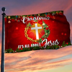 Christmas Jesus Grommet Flag: Celebrate the True Meaning of Christmas