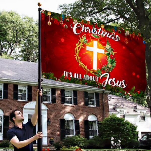 Christmas Jesus Grommet Flag: Celebrate the True Meaning of Christmas - Image 4