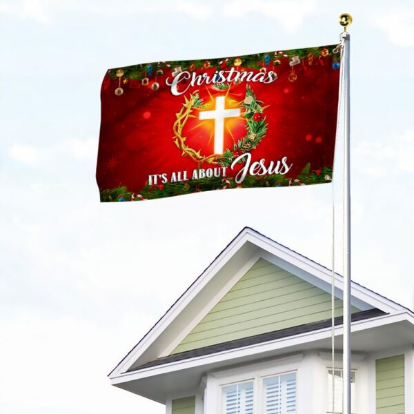 Christmas Jesus Grommet Flag: Celebrate the True Meaning of Christmas - Image 5