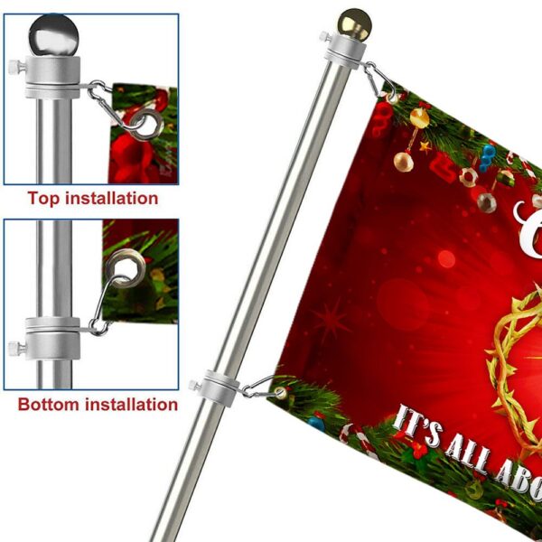 Christmas Jesus Grommet Flag: Celebrate the True Meaning of Christmas - Image 7