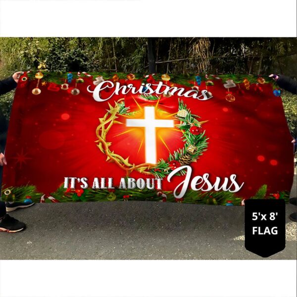 Christmas Jesus Grommet Flag: Celebrate the True Meaning of Christmas - Image 3