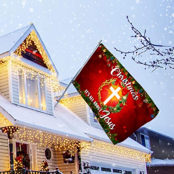 Christmas Jesus Grommet Flag: Celebrate the True Meaning of Christmas - Image 2