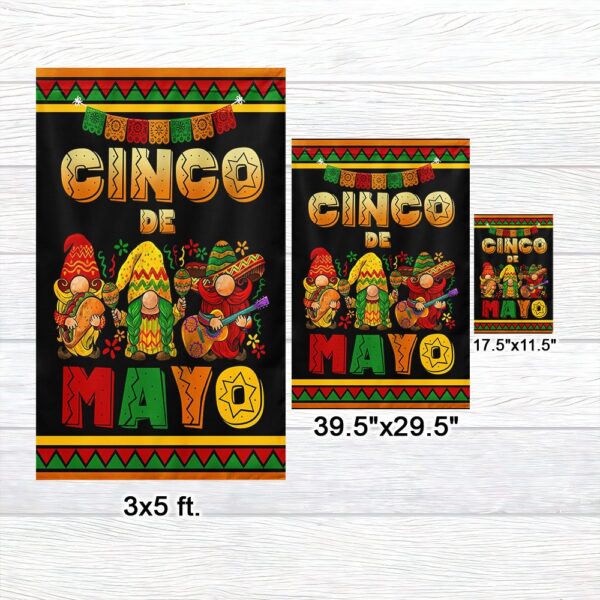 Cinco de Mayo Gnomes: Mexico Flag Decor (TQN1115F) - Image 7