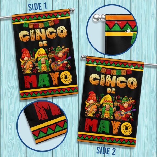 Cinco de Mayo Gnomes: Mexico Flag Decor (TQN1115F) - Image 2