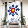 Colorado Christmas Snowflake Flag - LNT835F