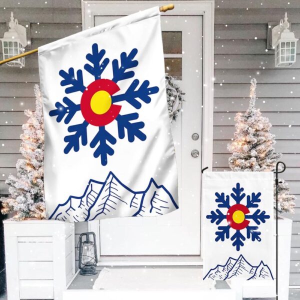 Colorado Christmas Snowflake Flag - LNT835F - Image 5