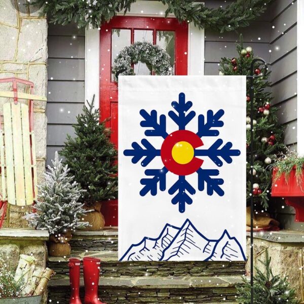 Colorado Christmas Snowflake Flag - LNT835F - Image 3