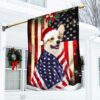 Corgi Christmas Flag: Festive ANL285Fv12 Banner