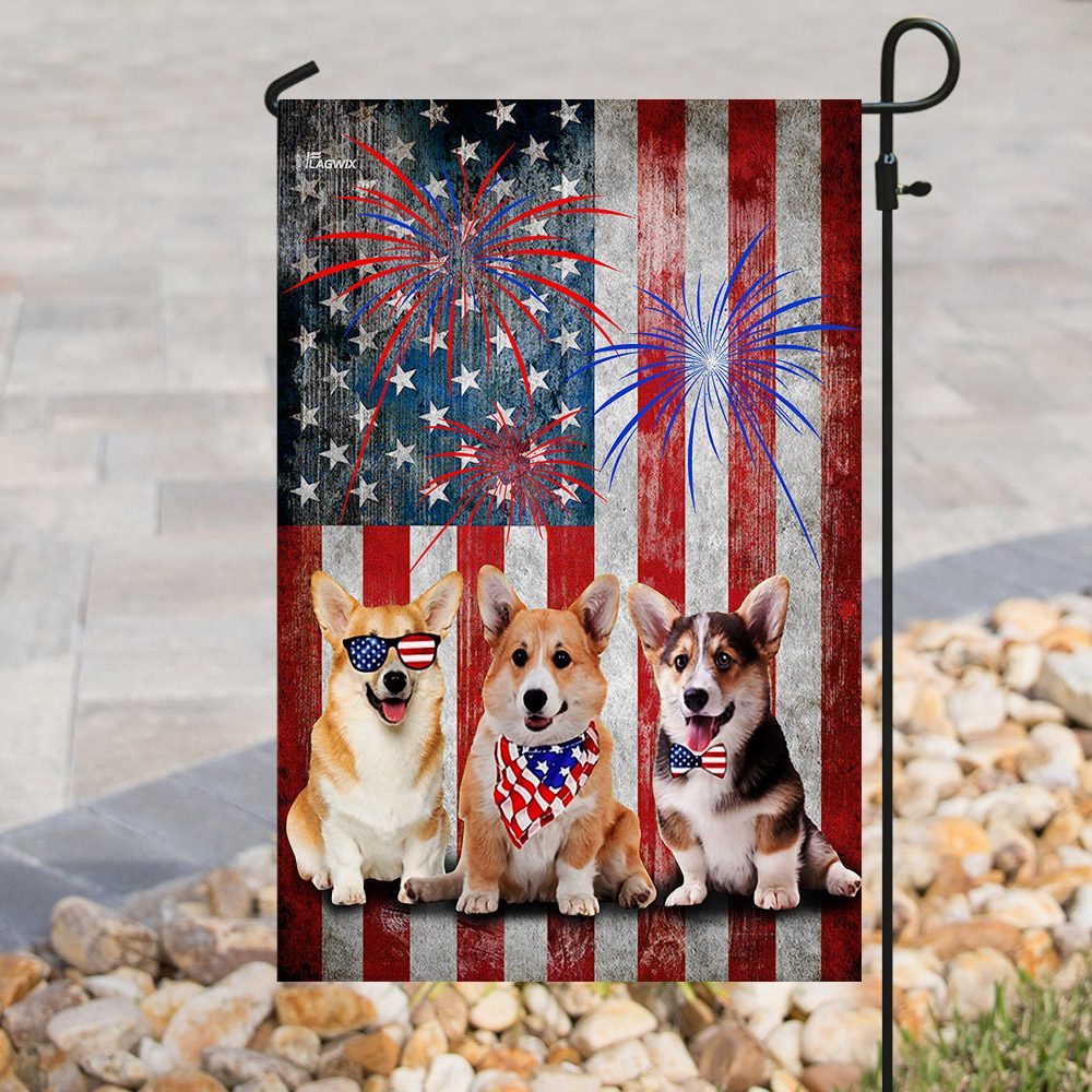 Corgi 4th of July Outfit: Patriotic Dog Clothes THN2188F - Image 8