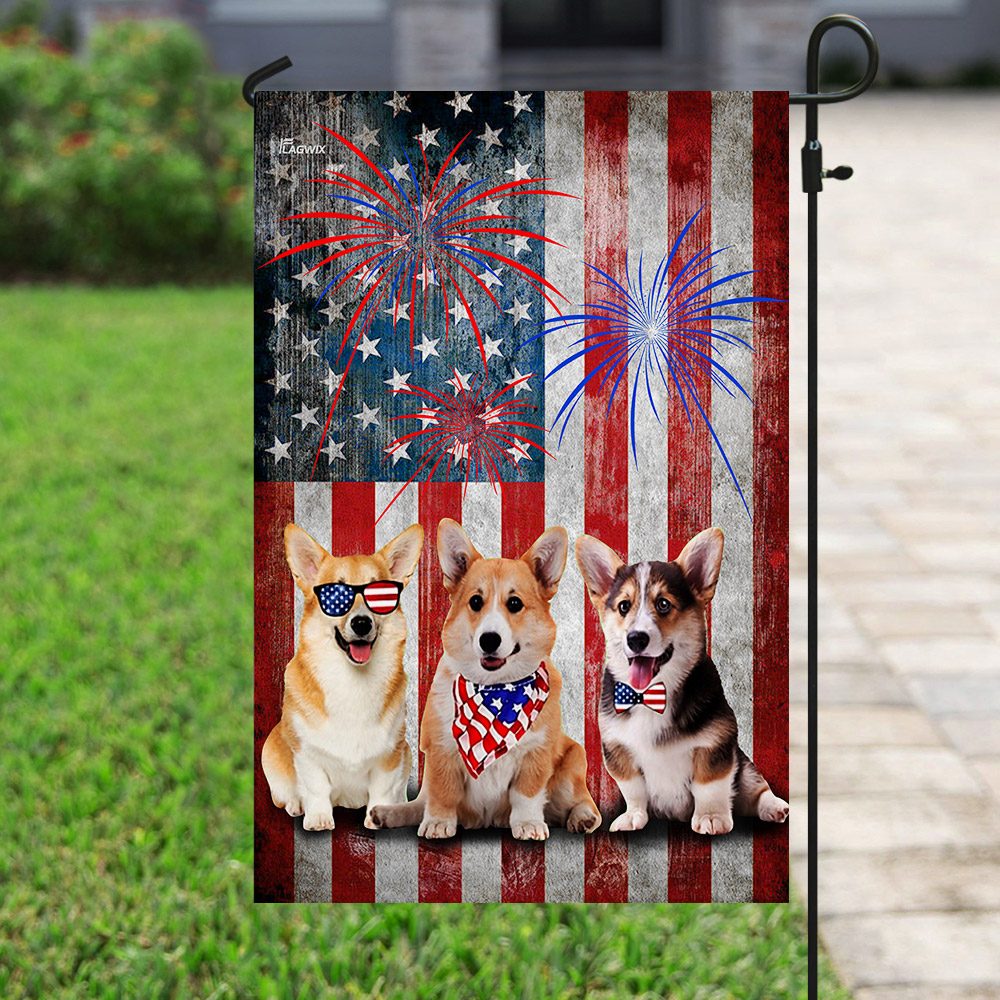 Corgi 4th of July Outfit: Patriotic Dog Clothes THN2188F - Image 6