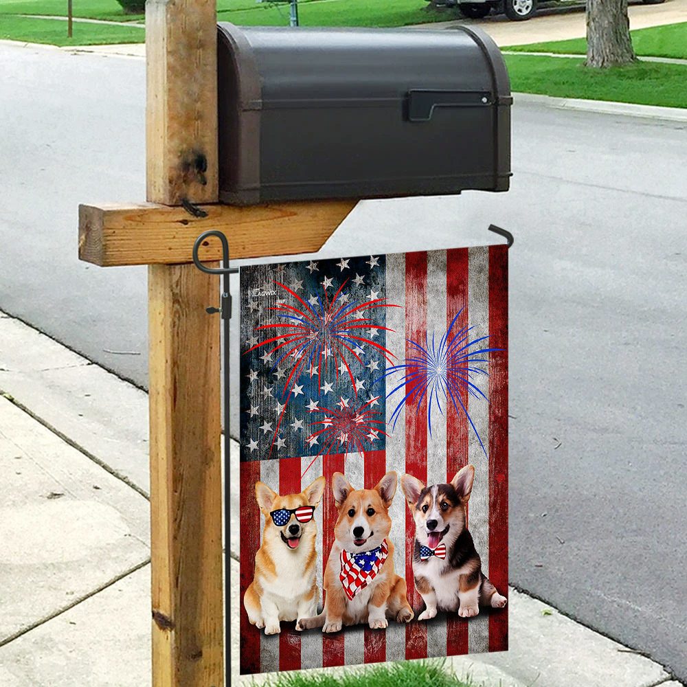 Corgi 4th of July Outfit: Patriotic Dog Clothes THN2188F - Image 9